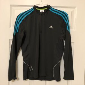 Adidas quarter zip pull over